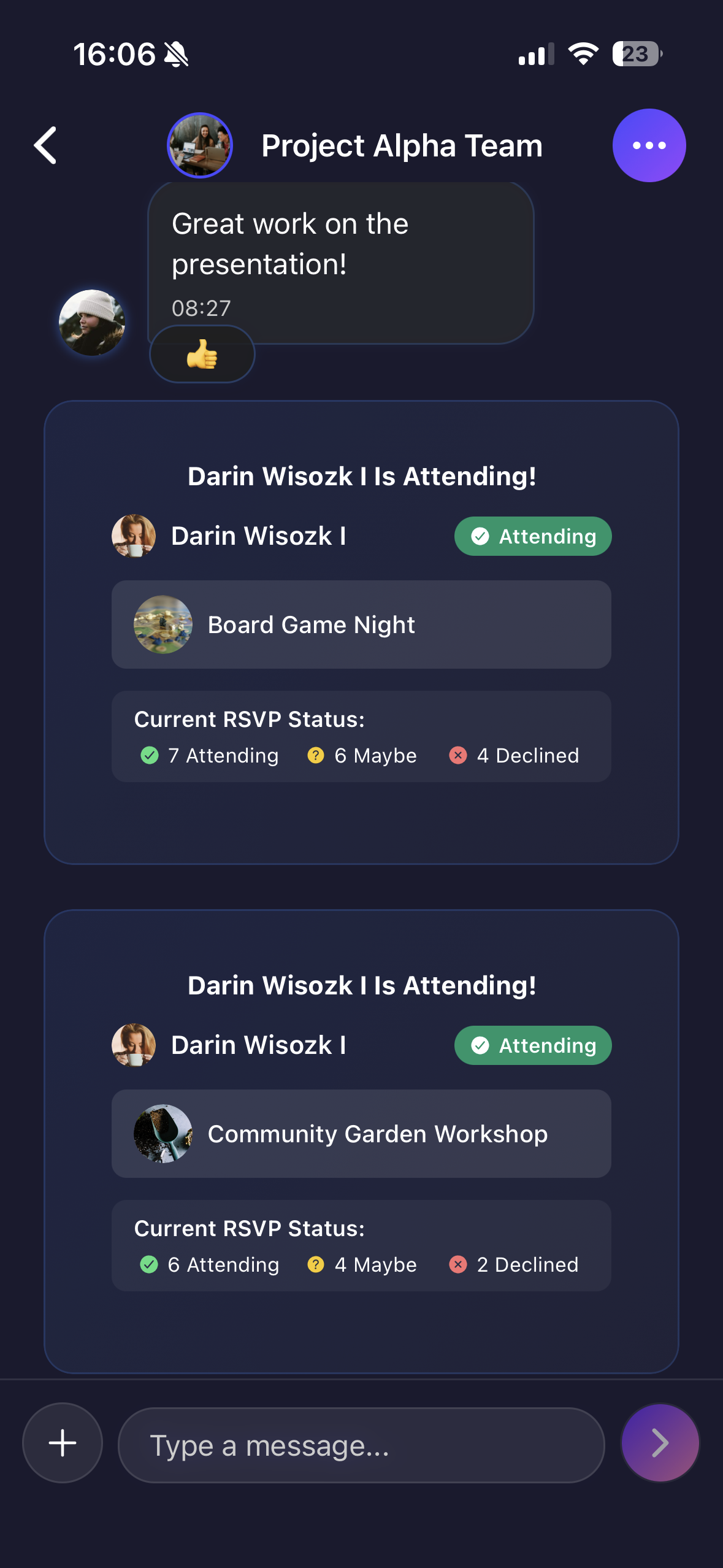 Chat Interface