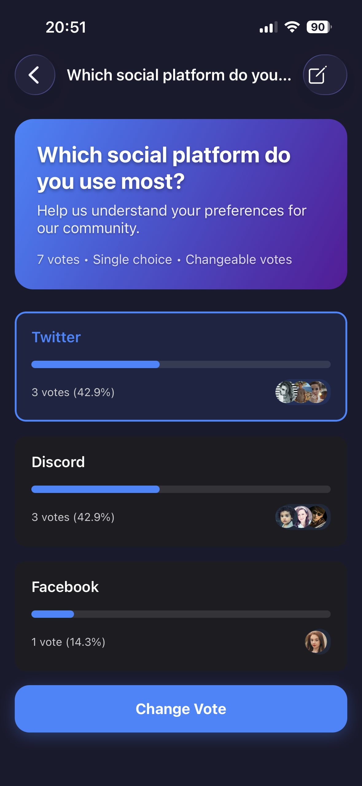 Poll Interface